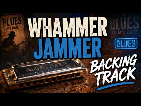Whammer Jammer Backing Track | Blues Harmonica Jam Track | J. Geils Band
