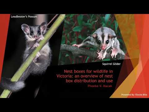 Nest boxes in Victoria: Biodiversity Conservation ENV1002