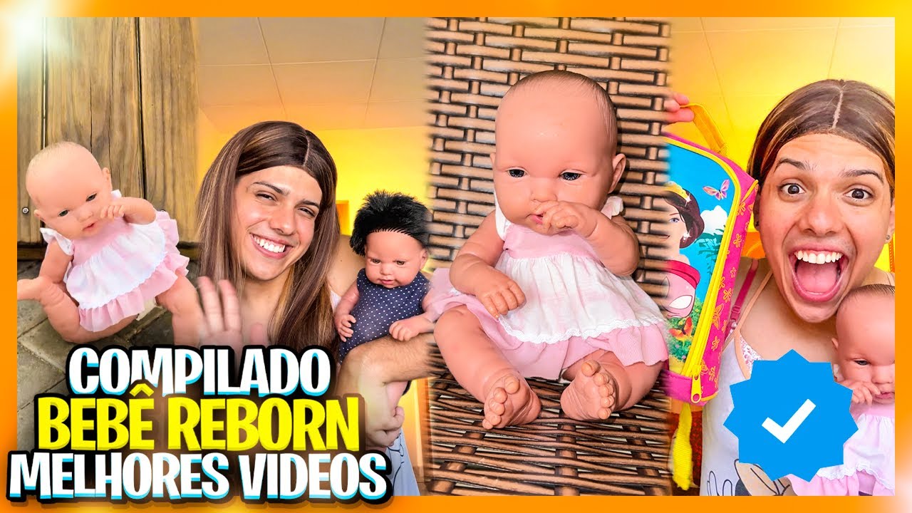 COMPILADO BEBÊ REBORN - Melhores Vídeos do Luís Augusto Brito