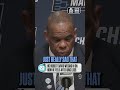 Hubert Davis gets real discussing UNC's loss in the NCAA Tournament🤔 #UNC #basketball #marchmadness