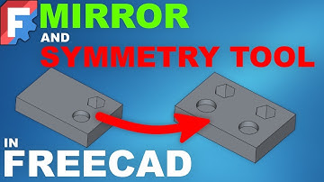 How To Use The Mirror and Symmetry Tool In FreeCad