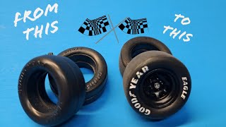 NASCAR kit tires: How I weather them up