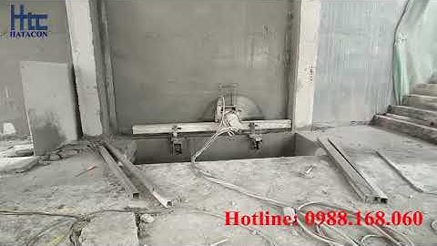 Cắt dầm bê tông nhà cao tầng bằng máy móc hiện đại!