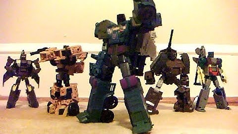Combaticons Combine Into Bruticus! HD