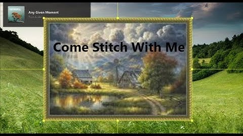 NeedleBugg:  Come Stitch with me on "God Shed his grace"  / Stitching vertically on the diagonal