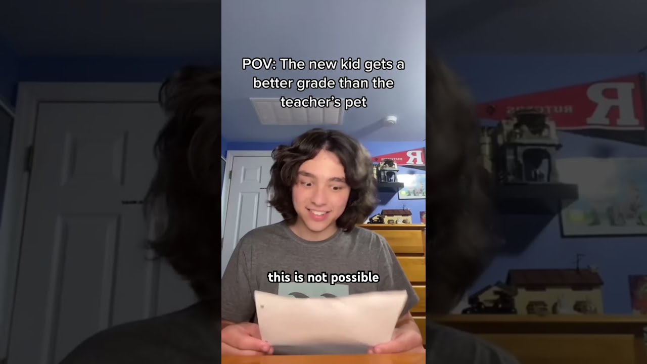 POV The New Kid Gets A Higher Grade Than Teacher S Pet Pov Comedy School Satire