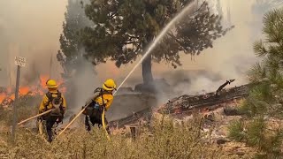 Calmer Winds Help Fire Crews Battle Caldor Fire