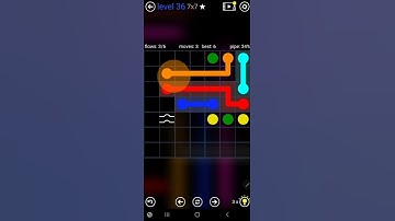How To Solve Flow Free Bridges 7x7 Mania Pack Level 36 Board Walk Through Solution Walkthrough