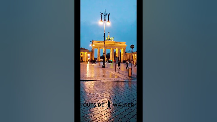 Berlin Night walk from Brandenburg Gate to Federal Chancellery | #outsidewalker #walking #berlin