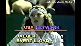 Chris Evert vs  Andrea Jaeger  1982 Citizen Cup Final