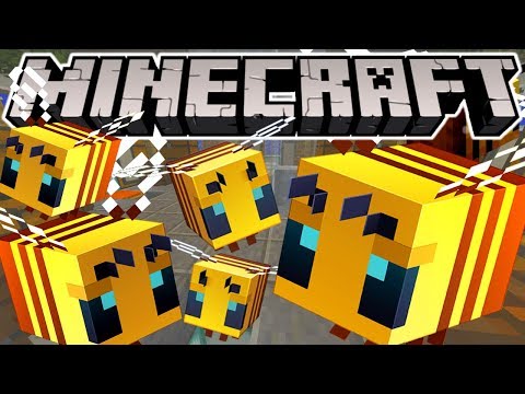 WE FILLED OB'S BASE WITH HUNDREDS OF BEES IN MINECRAFT!