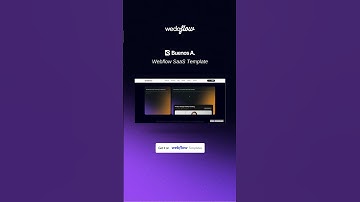 NEW Webflow SaaS template – Buenos Aires 🎉