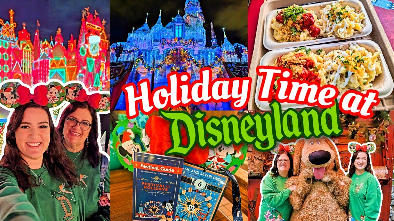 Фестиваль праздничной еды в Диснейленде 2025! Праздничное время в парках ❤️ - Видеоблог о Диснейл...
