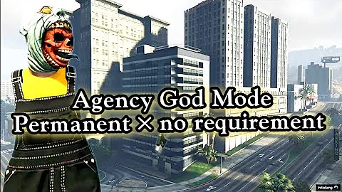 No Anawack! Permanent Agency God Mode GTA 5🔥ps4 ps5 pc xbox