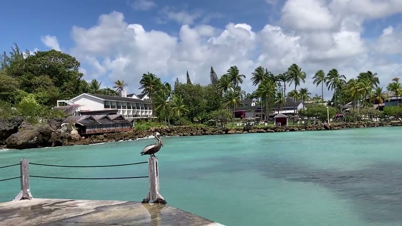 La Creole Beach Hotel & Spa in Guadeloupe - view from the breakwater