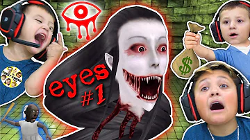 EYES!!!! EVERYWHERE!!!!!  (FGTEEV gets GURKEY w/ Chase, Shawn & Mike)