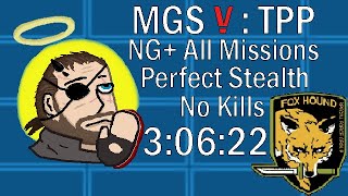 MGSV: TPP - NG+ All Missions Perfect Stealth, No Kills Speedrun in 3:06:22 (World Record)