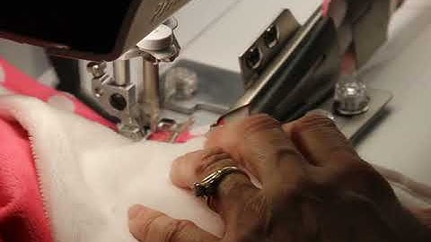 PFAFF BINDER ATTACHMENT WITH PAULA & Shannon Cuddle hooded bath towel