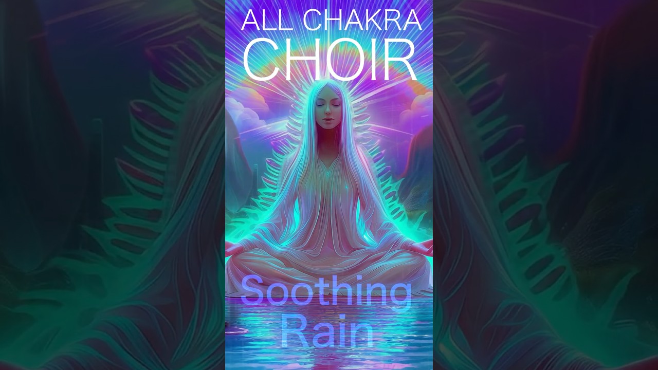 All 7 Chakra Choir with Soothing Rain | Root to Crown 396Hz 417Hz 528Hz 639Hz 741Hz 852Hz 963Hz