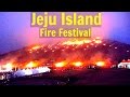 Jeju Island Fire Festival 2016 - First youtube video!