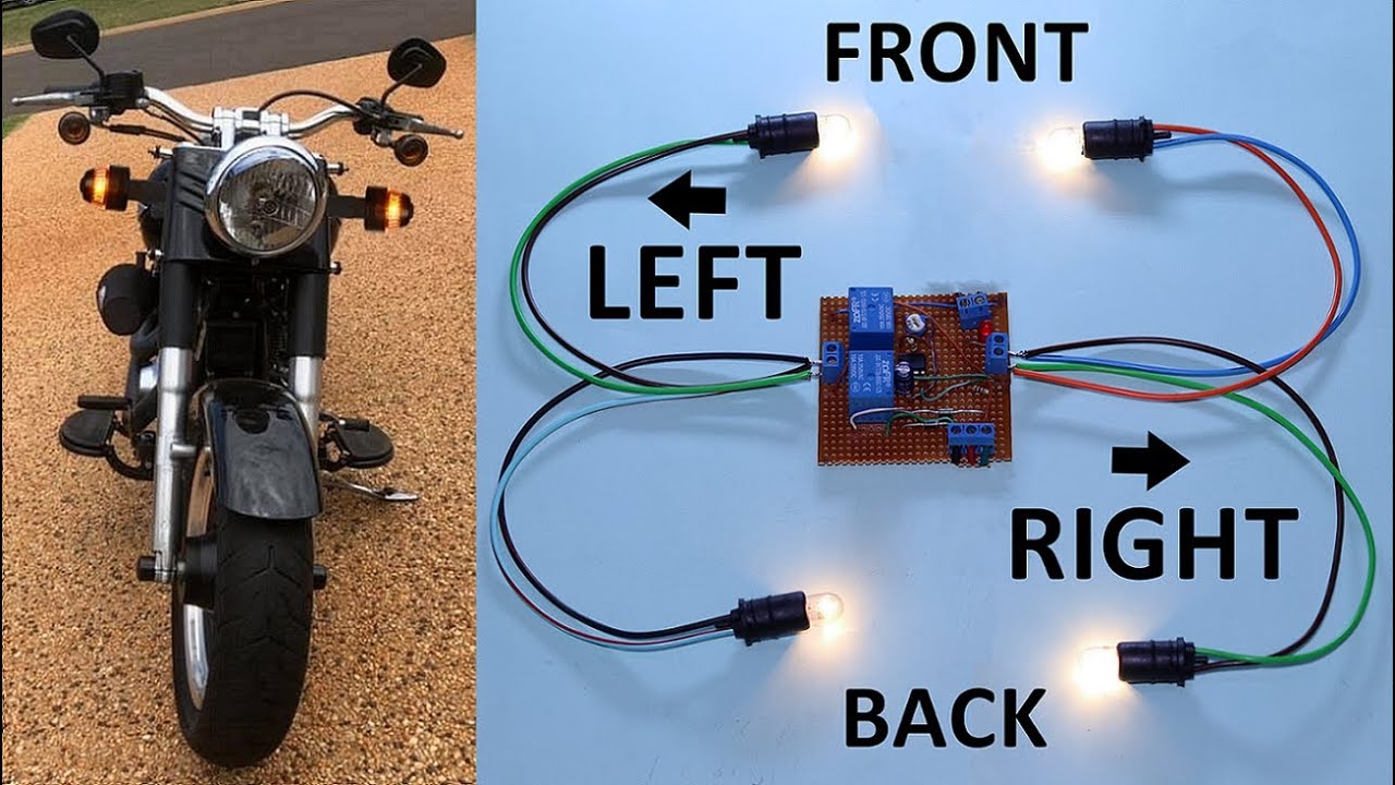 Indicator Light System for Bicycle and Motorbike (Simple DIY) - YouTube