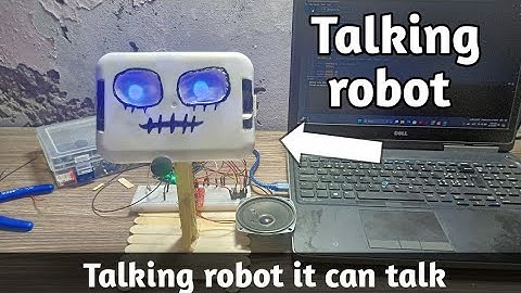 i made talking robot😮 it can talk with me Smart AI robot with Arduino uno and voice recognition