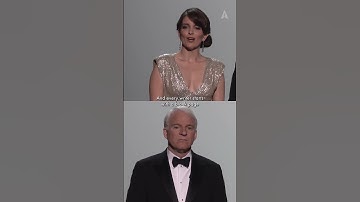 Tina Fey and Steve Martin Get Existential Presenting Best Original Screenplay At The 81st #Oscars