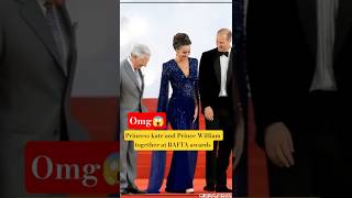 Princess Kate back to BAFTA Awards after cancer treatment but falling sick #shorts #katemiddleton