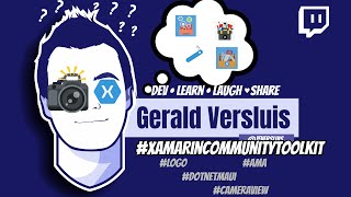 #XamarinCommunityToolkit #CameraView #MVVM, logo and questions!