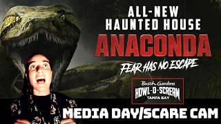 ANACONDA Scare Cam! | Howl-O-Scream Tampa 2026 Media Day