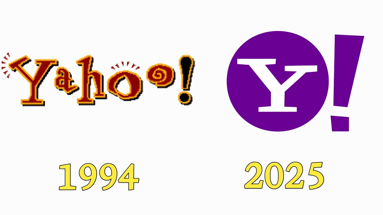 Evolution of Yahoo Logo [1994 - 2025] - YouTube