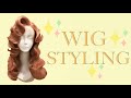 Wig styling tutorial vintage waves 50s style drag queen basic hair roller technique