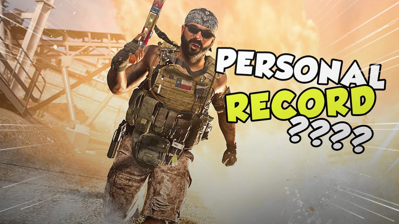 Broke my KILL RECORD in WARZONE!! - YouTube