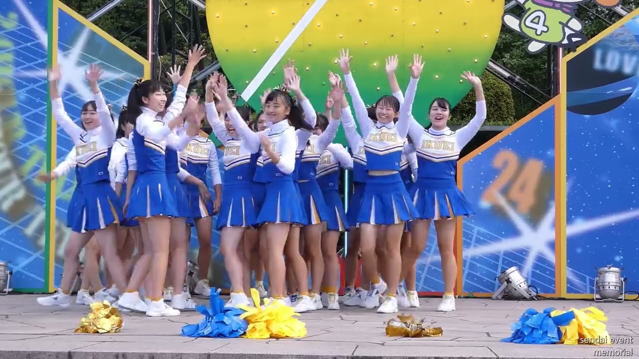 仙台育英高校チア 24時間テレビ42ステージ(校歌入り)