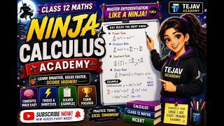 Ninja Calculus Academy | Master Differentiation Like a Pro | Class 12 Maths