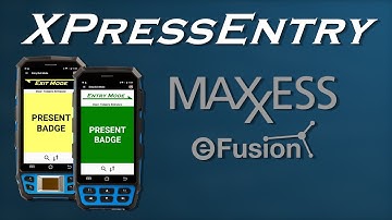 Maxxess eFusion & XPressEntry Integration — Handheld Access Control & Emergency Mustering