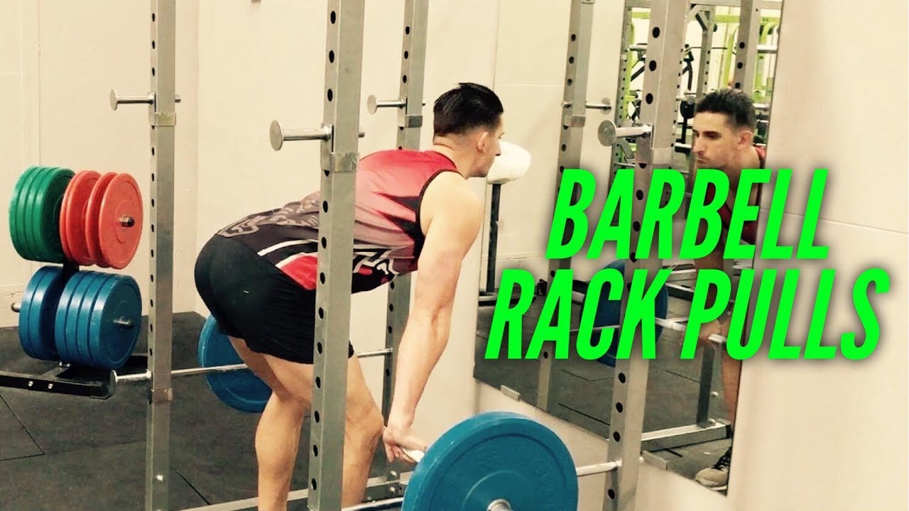 Barbell Rack Pull YouTube