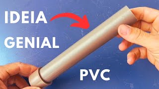 Brilhante ideia para furadeira com tubo de PVC - brilliant idea for drill