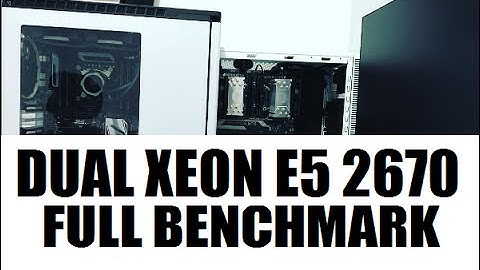 Dual Xeon E5 2670 16 Core 32 Threads Full Benchmark Vs i7 5960X i7 6700K AMD FX 8350