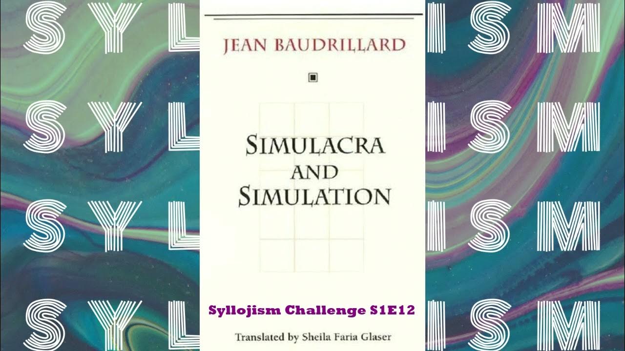 Simulacra and Simulation - Jean Baudrillard Part 1 - audio book - female  voice 