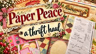 THRIFT HAUL | Vintage Paper Crafting Finds & Creative Treasures! 🛍️💕