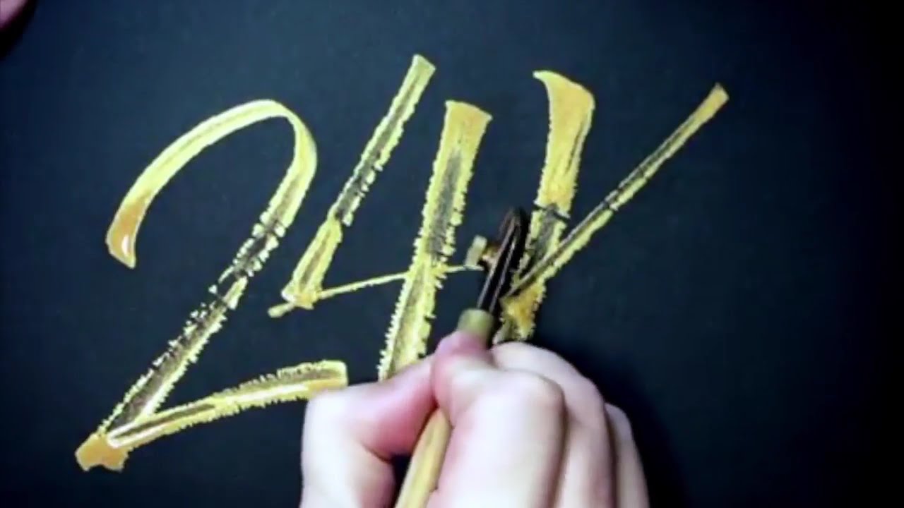 awesome ruling pen calligraphy