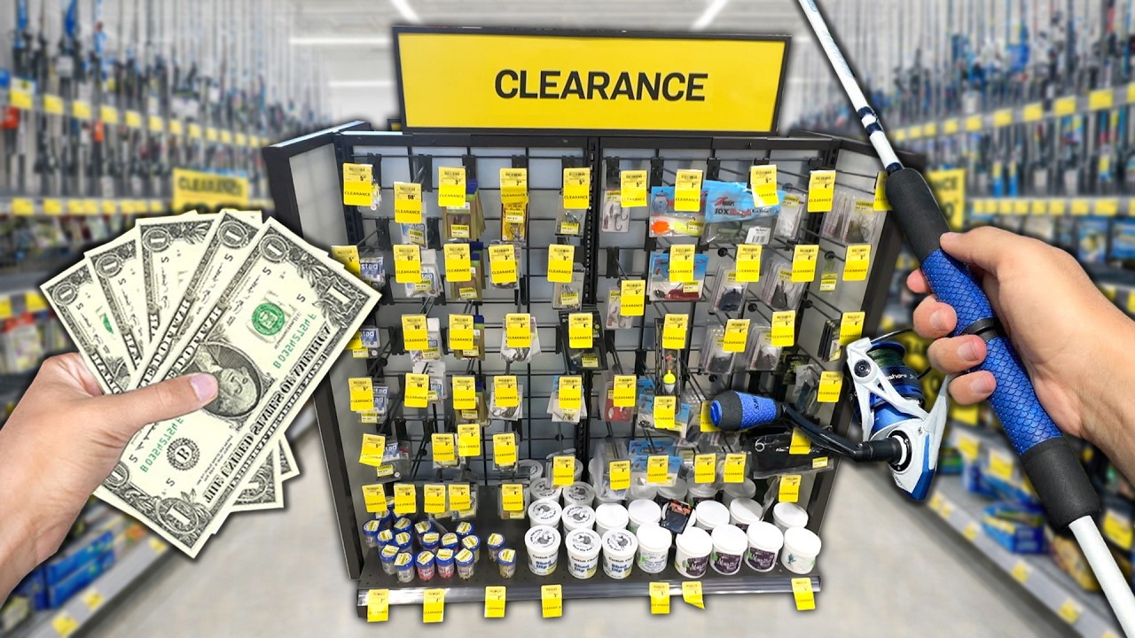 Clearance Gear ONLY Fishing Challenge (Hidden TREASURE)