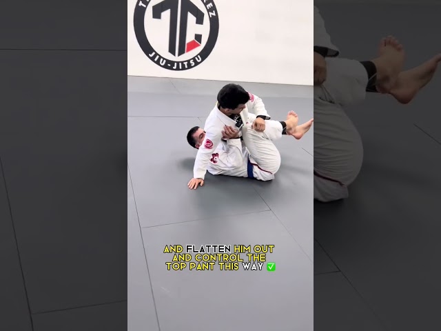 How to Pass the Half-Guard with the Back-step