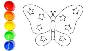 Drawing a Butterfly 🦋 | Fun and Easy Art Tutorial for Kids | Butterfly Drawing Ideas Box