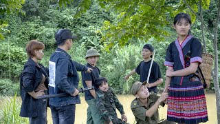 The plot of the wicked people who want to harm the kind-hearted police officer and the single mother