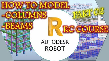 How to Modeling Columns+ Beams of Building 4Floor Part2