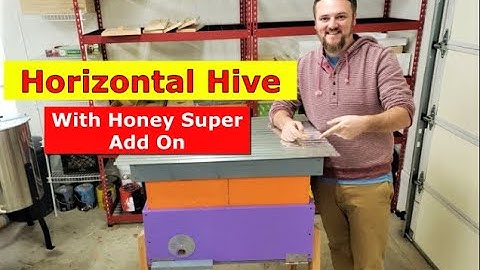 Horizontal Hive with Honey Supers