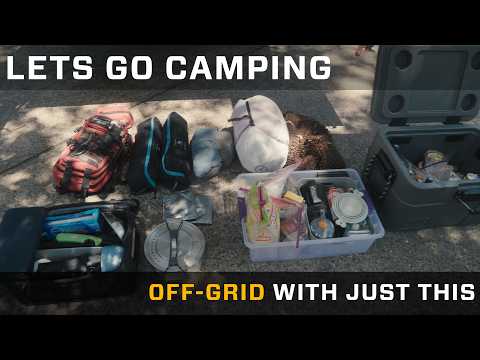 Camping off Grid with Next to Nothin!