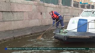 Как очищают реки и каналы Петербурга